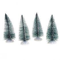 Artículo Mini decoración para árbol de Navidad nevado 10cm 4uds