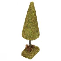 Mini árbol de Navidad decoración de mesa árbol de musgo Al. 30,5 cm