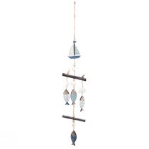Artículo Decoración colgante náutica percha decorativa campanilla de viento náutica 54cm