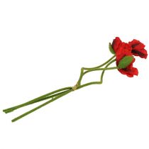 Artículo Rojo amapola 58cm - 74cm 3 piezas