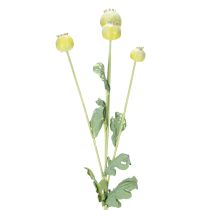 Artículo Ramo de amapolas artificiales decorativas, flores realistas para decoración del hogar, 61 cm, 3 piezas