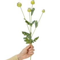 Artículo Ramo de amapolas artificiales decorativas, flores realistas para decoración del hogar, 61 cm, 3 piezas
