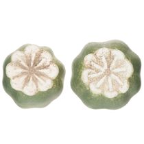 Artículo Estaca decorativa con forma de cápsula de semillas de amapola para un toque de elegancia en el jardín o para realzar el balcón, 41 cm, 4 piezas