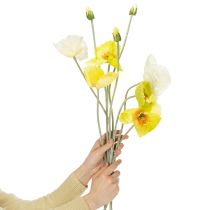Artículo Decoración de amapola artificial para salones y oficinas, 95cm