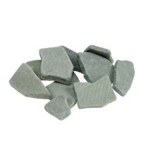 Piedras de mosaico grises en la mezcla neta 1kg