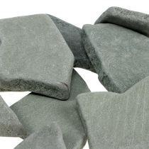 Artículo Piedras de mosaico grises en la mezcla neta 1kg