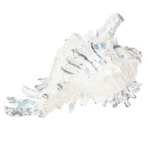 Artículo Caracoles marinos artificiales azul-blanco 11,5/13 cm 2pzs