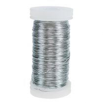 Artículo Alambre de mirto plateado galvanizado 0.37mm 100g