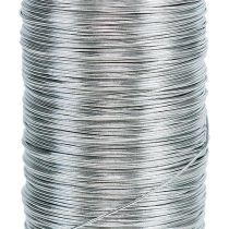 Artículo Alambre de mirto plateado galvanizado 0.37mm 100g