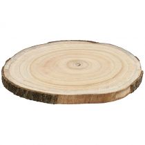 Rodaja de arbol campanilla natural Ø30-35cm 1ud