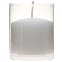 Artículo Vela de recambio para vela de tumba blanca H5.8cm 20 uds