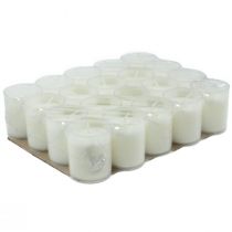 Artículo Vela de recambio para vela de tumba blanca H5.8cm 20 uds