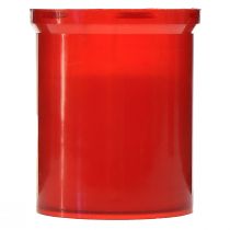 Artículo Velas de recambio para velas de tumba rojas H6.5cm 22h 15uds