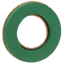 Artículo Base de corona de espuma floral húmeda de cartón Ø25cm 2 uds