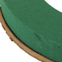Artículo Base de corona de espuma floral húmeda de cartón Ø25cm 2 uds