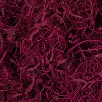 Artículo Suministros para manualidades con fibra natural de tamarindo, color burdeos, 500 g - Decoración, floristería, creatividad