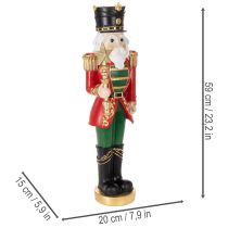 Artículo Figura decorativa de Cascanueces para Navidad, 59 cm.