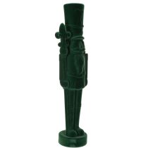Artículo Figura de Cascanueces, de pie, decoración navideña, flocada, 77 cm