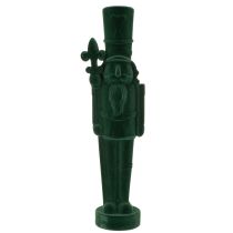 Artículo Figura de Cascanueces, de pie, decoración navideña, flocada, 77 cm