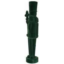 Artículo Figura de Cascanueces, de pie, decoración navideña, flocada, 77 cm
