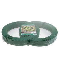 Artículo Arreglo floral de espuma para coche doble aro 55×39cm H6cm 1 pieza