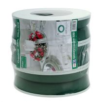 Artículo Corona de anillos de espuma floral verde H2,5cm Ø17cm 6 piezas