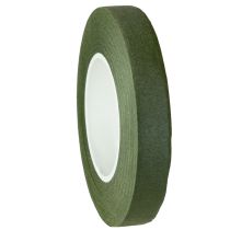 Artículo OASIS® Flower Tape, cinta floral autoadhesiva, verde musgo W13mm L27.5cm 2 piezas