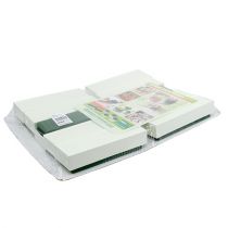 Artículo Decoración de mesa de ladrillo de espuma floral verde 22 cm x 7 cm x 5 cm 10 piezas