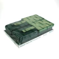 Artículo Ladrillo de espuma floral verde metal madera base de arreglo 4 piezas