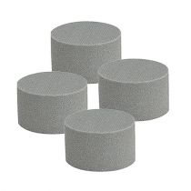 Artículo Cilindro de espuma floral compuesto enchufable seco gris H5cm Ø8cm 20 piezas