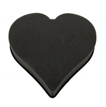 Corazón plug-in foam negro 33cm 2pcs decoración de la boda