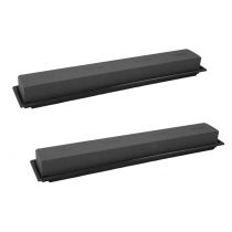 Artículo Material enchufable decoración de mesa floral espuma negro 48cm 4 piezas