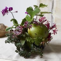 Artículo Tapón cilíndrico de espuma floral tamaño negro Ø15cm H5cm 2pcs