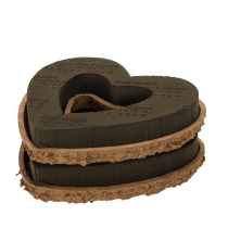 Artículo Espuma floral en forma de corazón OASIS® Renewal® Floral Foam Biolit® 27cm 2 unidades