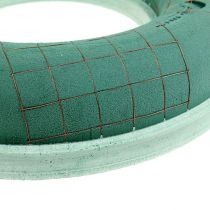 Artículo Anillo de espuma floral corona verde masa enchufable Ø42cm 2 piezas