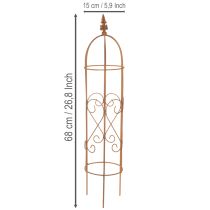 Artículo Enrejado de jardín, soporte para rosales y otras plantas trepadoras, diseño de jardín ideal, 108 cm, juego de 2.