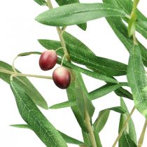 Rama decorativa de olivo artificial con aceitunas 100cm