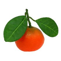 Naranja mini con hoja 5cm 8uds