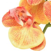 Artículo Orquídea artificial Phalaenopsis flameada rojo amarillo 78cm
