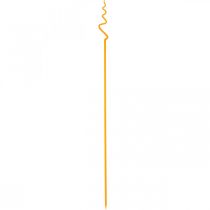 Artículo Varilla para orquídeas Orquídeas enrejadas de plástico naranja Al. 64 cm