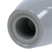 Artículo Maceta orquídea brillante Ø12,5cm gris 1 pieza