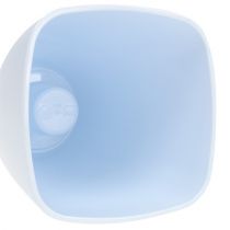Artículo Macetero orquídea brillante Ø12,5cm blanco 1ud