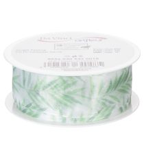 Artículo Cinta de organza, cinta de gasa, cinta verde para plantas, 40 mm x 15 m
