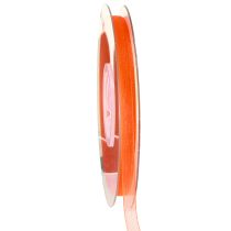Artículo Cinta de organza cinta de regalo cinta naranja orillo 6mm 50m