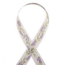 Artículo Cinta de organza cinta de gasa cinta decorativa lavanda 40mm 20m