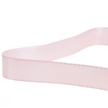 Artículo Cinta decorativa cinta de regalo cinta rosa orillo 15mm 3m