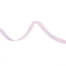 Artículo Cinta de organza cinta de regalo cinta rosa orillo 6mm 50m