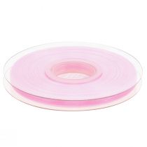 Artículo Cinta de organza cinta de regalo cinta rosa orillo 6mm 50m