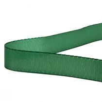 Artículo Cinta decorativa cinta de regalo verde orillo verde oscuro 15mm 3m