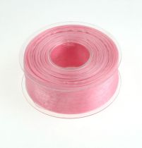 Artículo Cinta de organza cinta de regalo cinta rosa orillo 40mm 50m